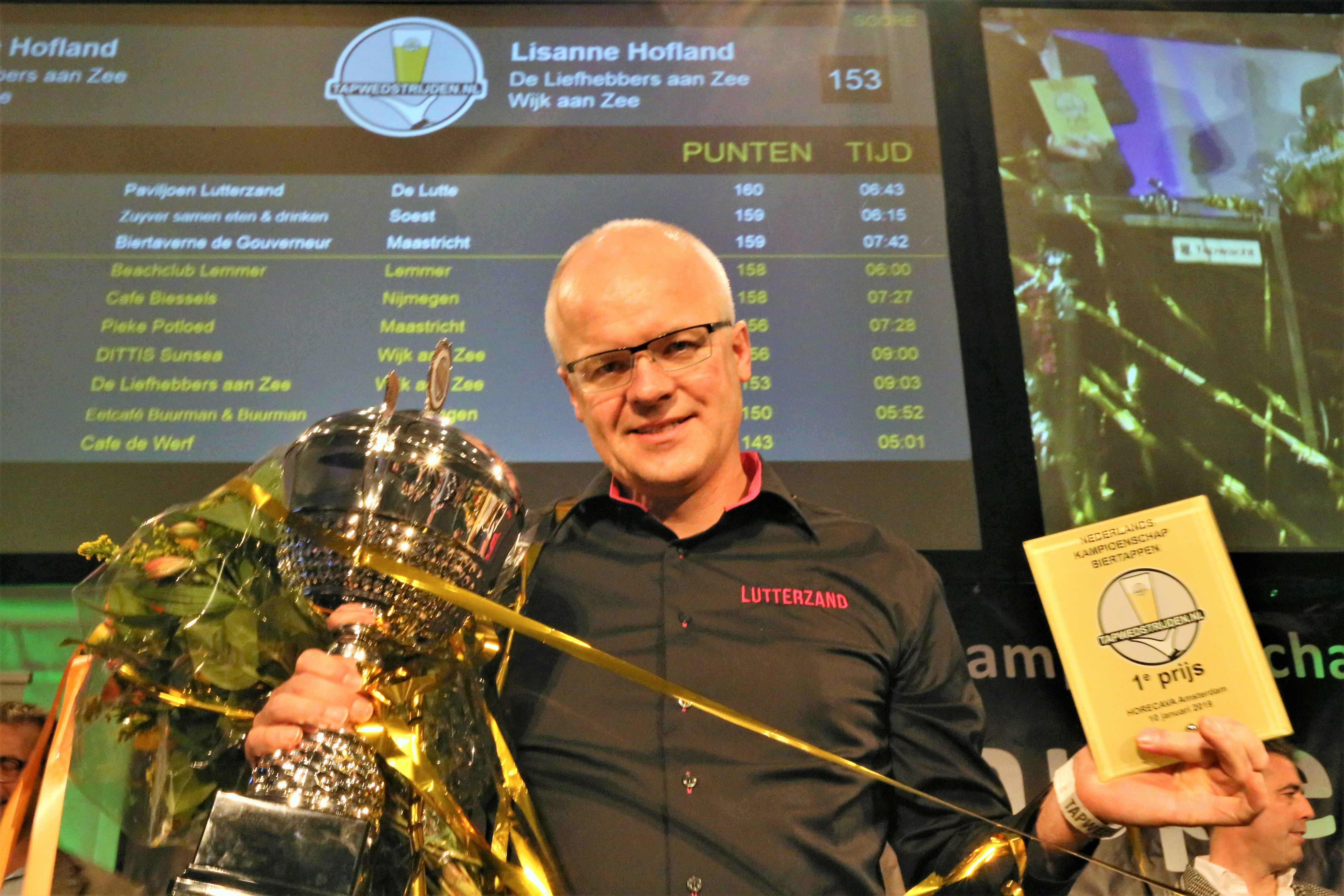 John Meijerink wint NK Tapwedstrijden op Horecava 2019