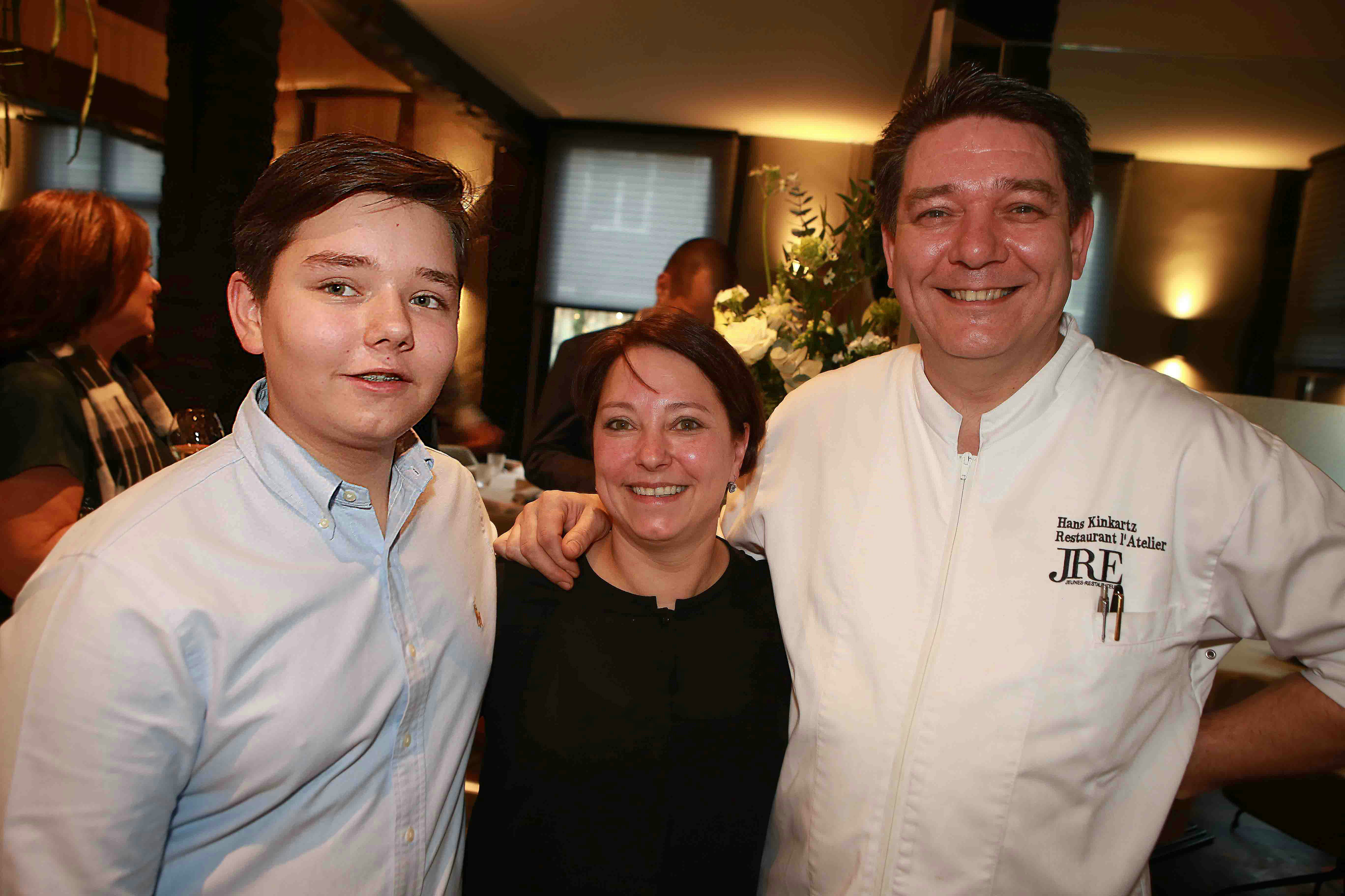 Luuk, Ellen en Hans. 