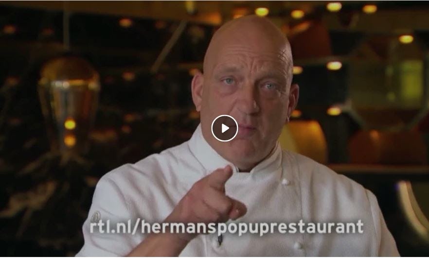 Herman den Blijker zoekt chefs en maîtres voor Hermans pop-up restaurant