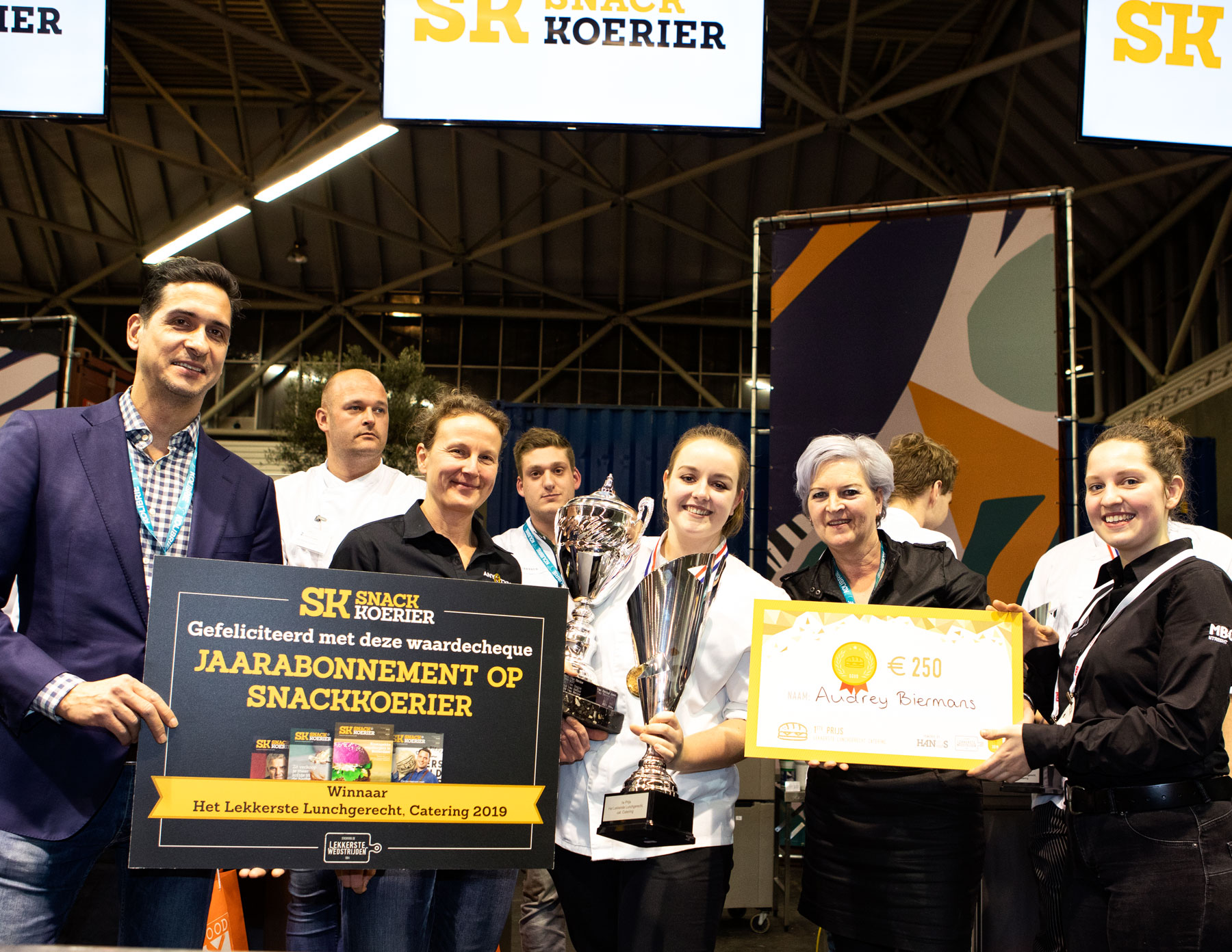 Audrey Biermans wint Lekkerste Lunchgerecht Catering