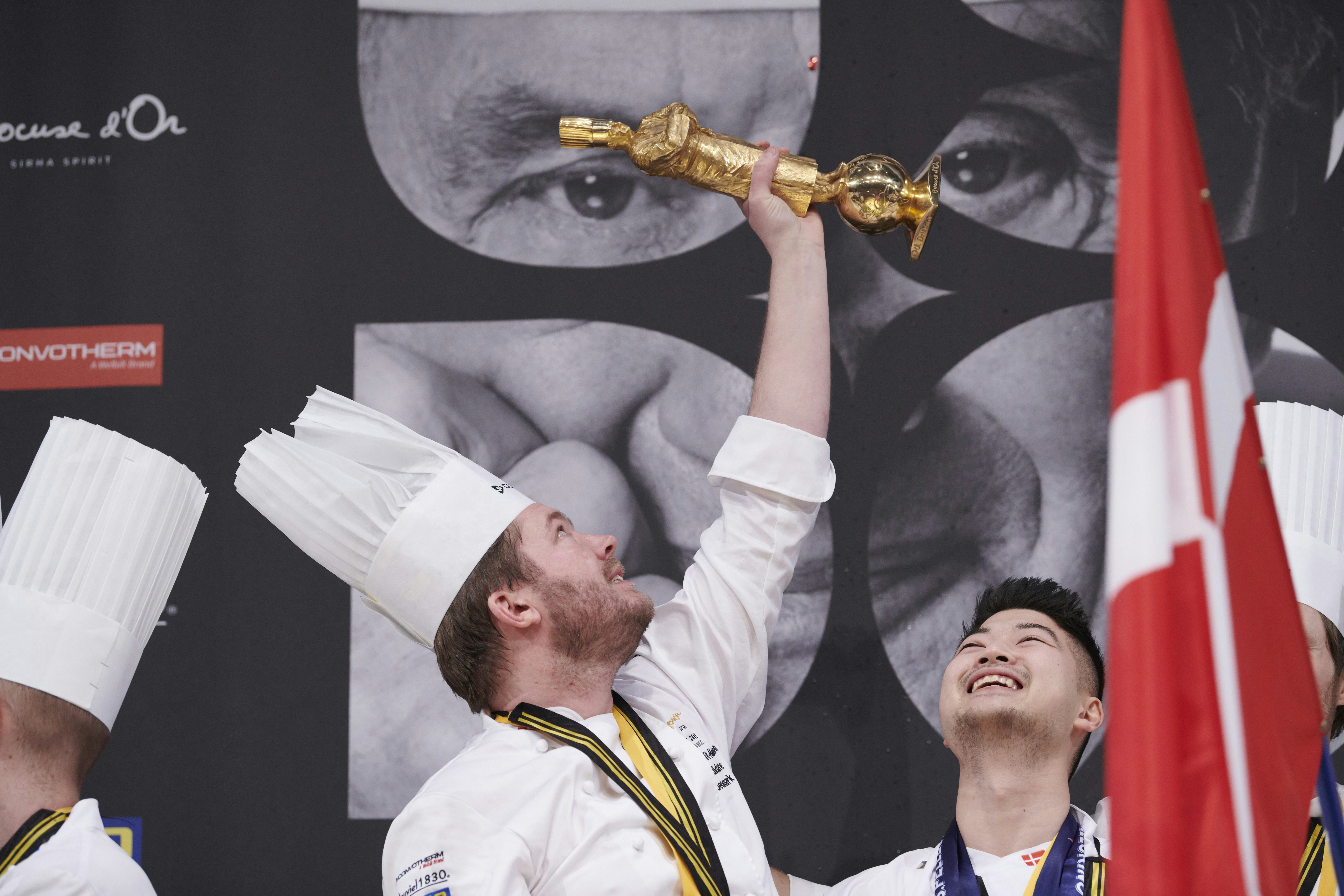 Deense chef Kenneth Toft-Hansen, winnaar Bocuse wereldfinale