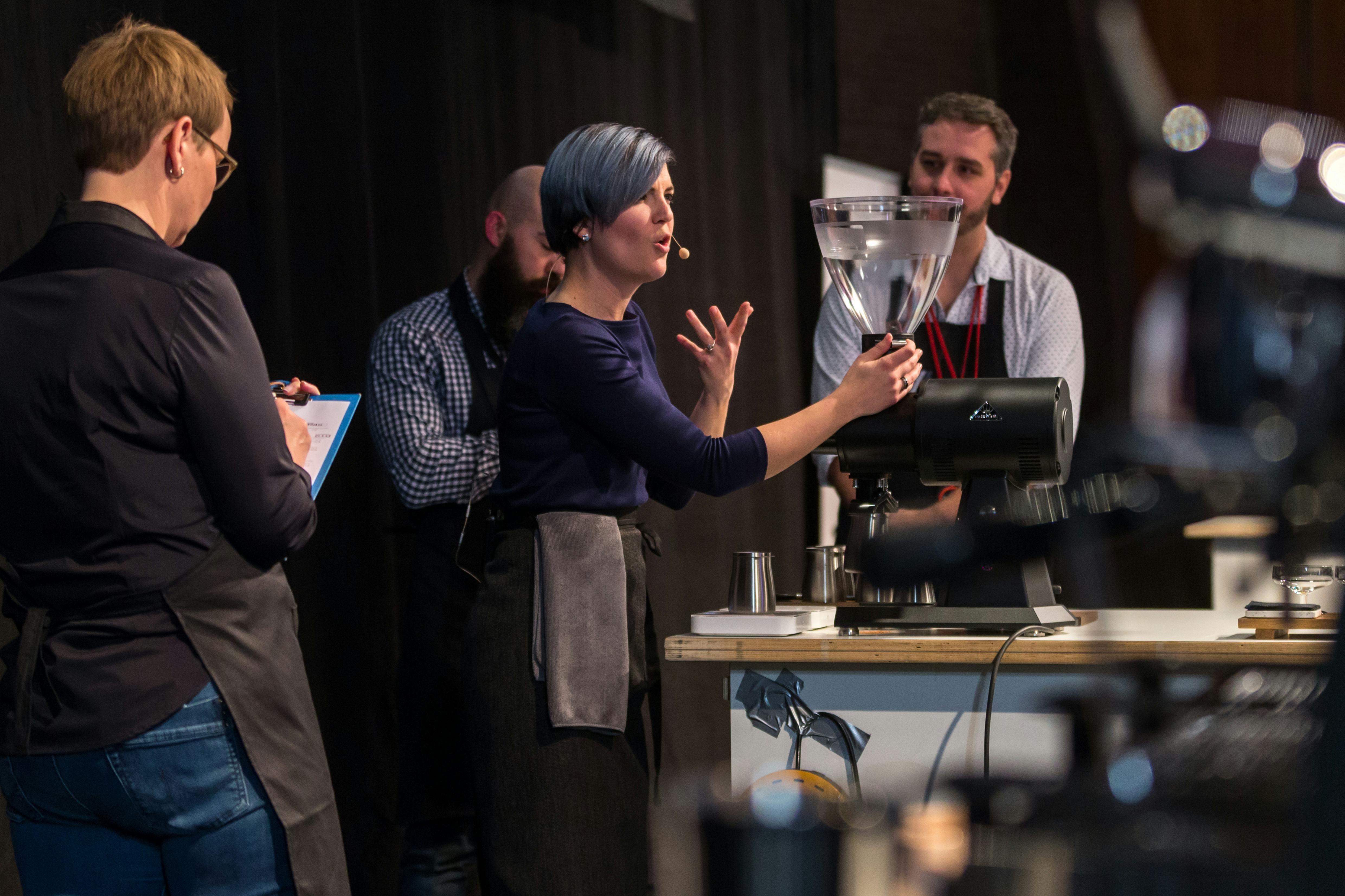 Amsterdam, 2 Maart 2019: The Amsterdam Coffee Festival. Foto van Wendelien van Bunnik tijdens The Dutch Barista Championship. © Sebastiaan Rozendaal