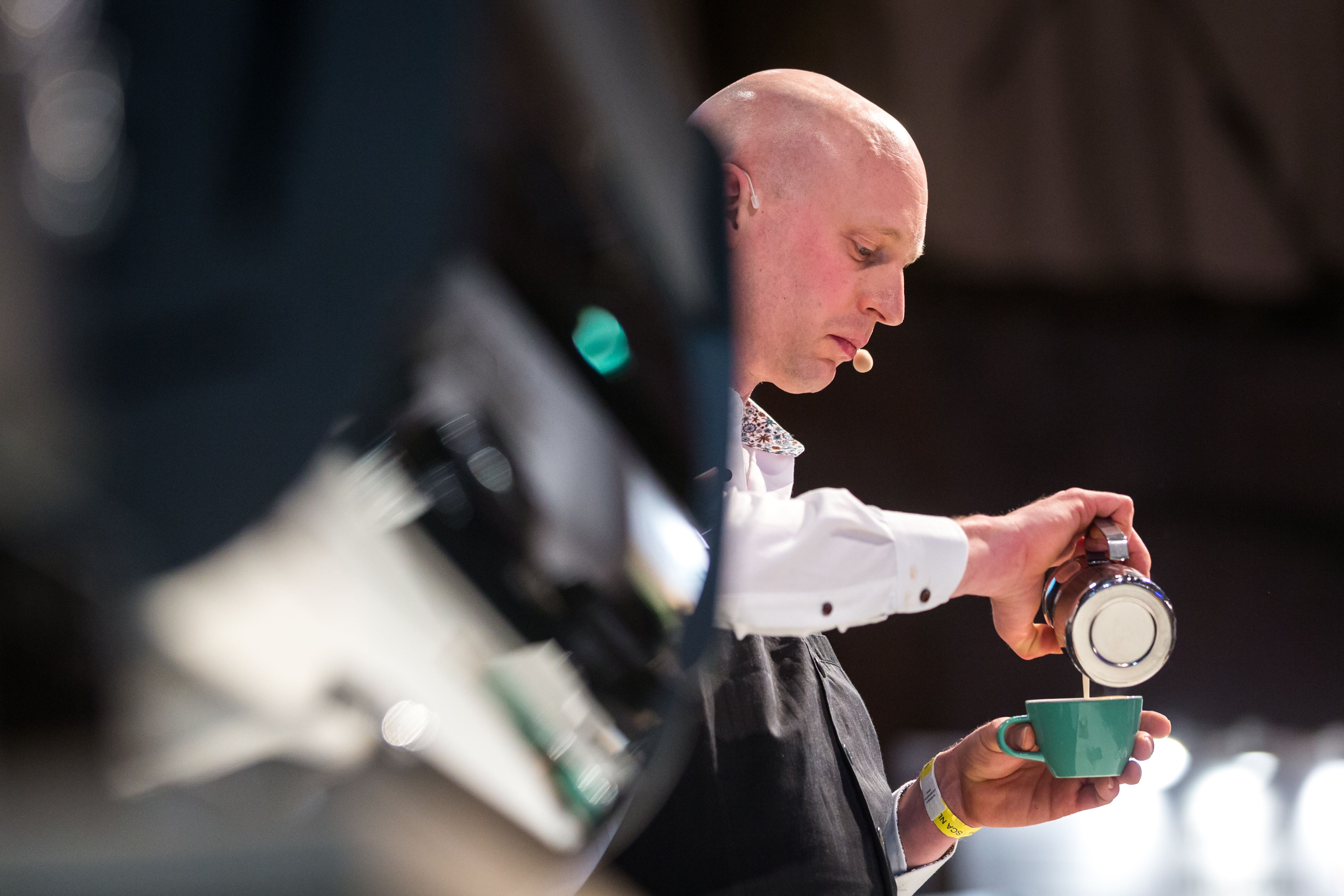 Amsterdam, 2 Maart 2019: The Amsterdam Coffee Festival. Foto van Gerard van Dijk tijdens The Dutch Barista Championship.  © Sebastiaan Rozendaal