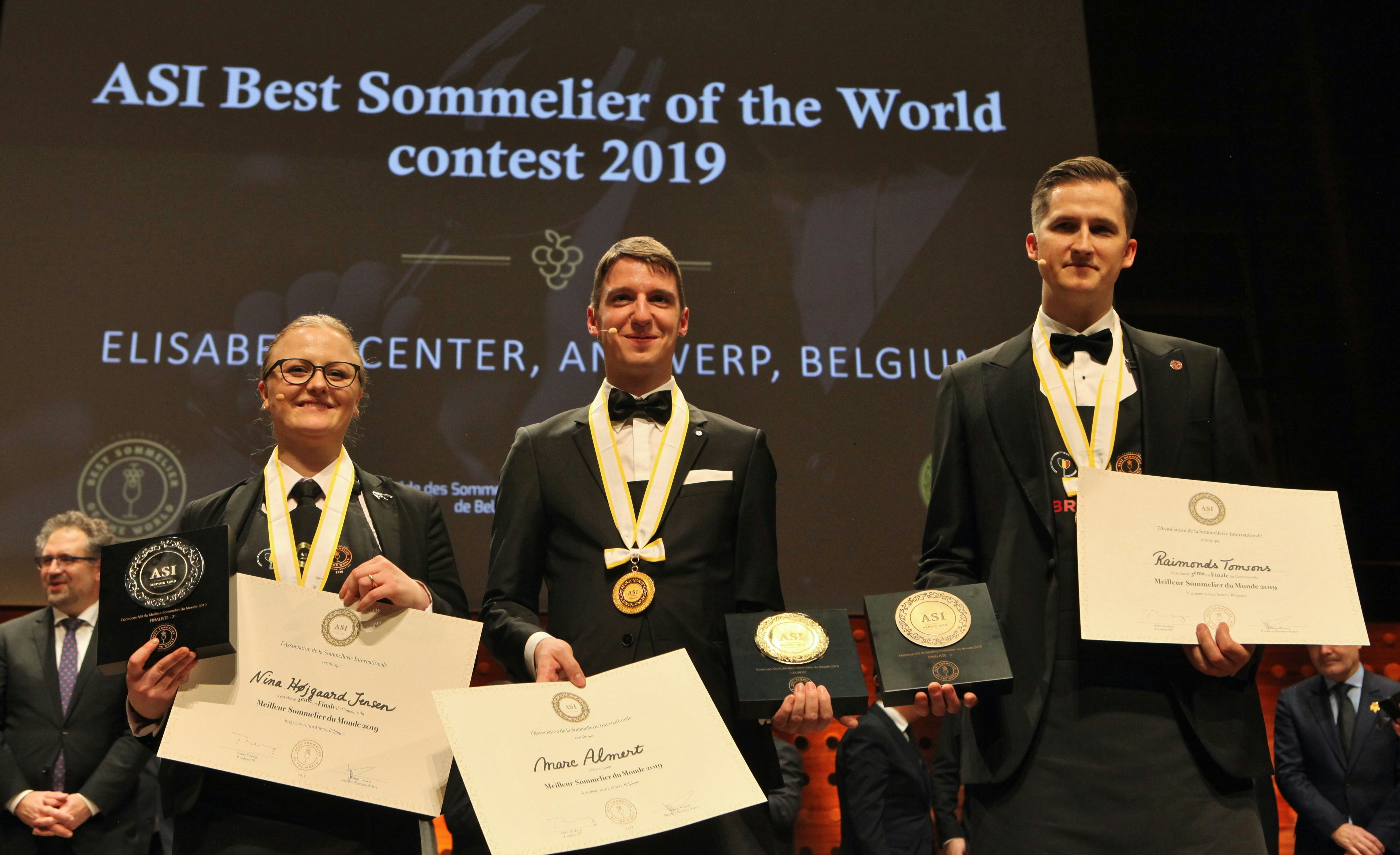 Duitser Marc Almert is beste sommelier van de wereld 2019