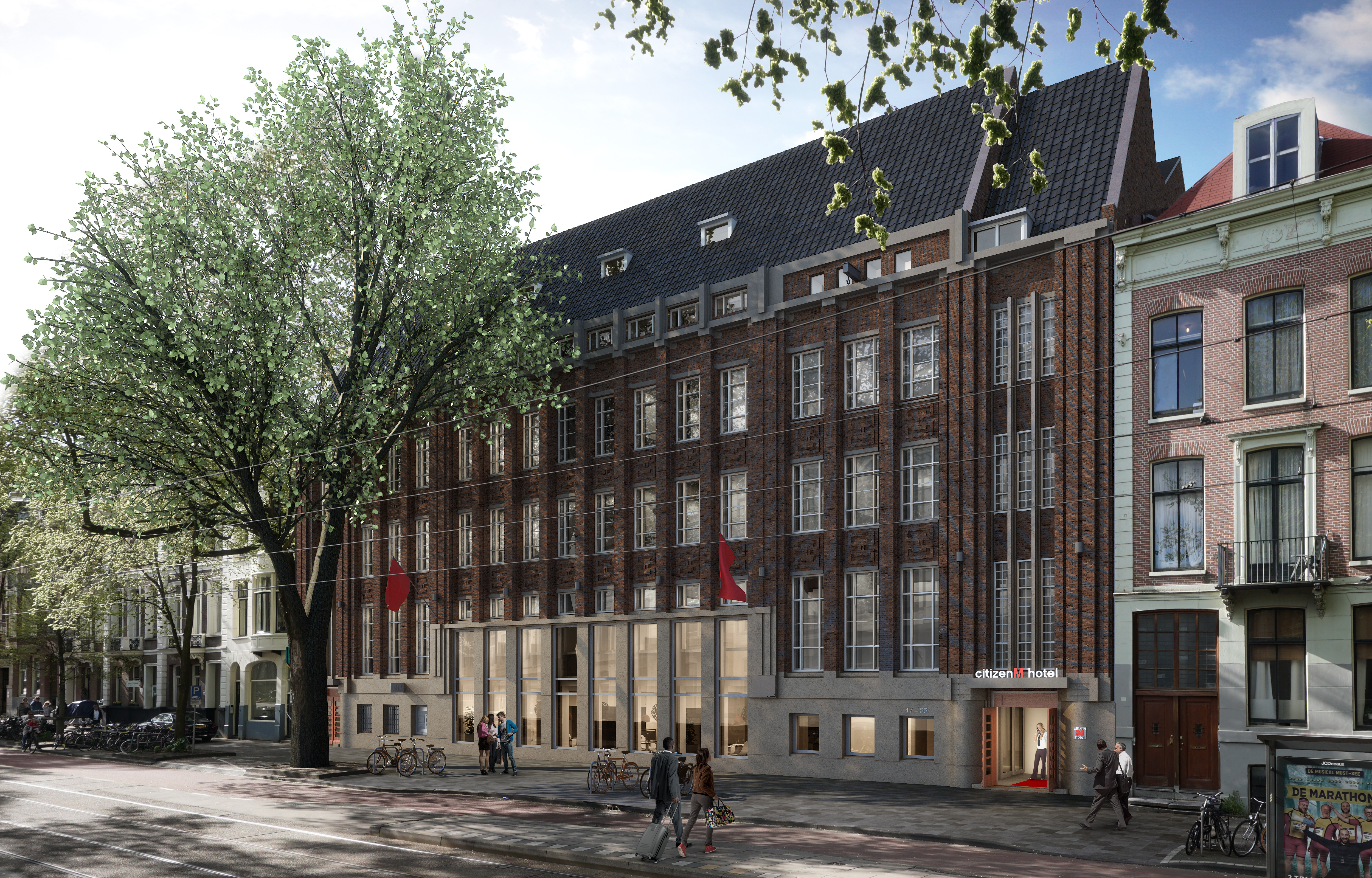 Derde citizenM in Amsterdam opent in juli