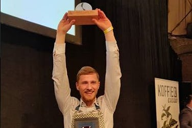 Dutch Latte Art Championship 2019 gewonnen door Kaspar Tammjärv