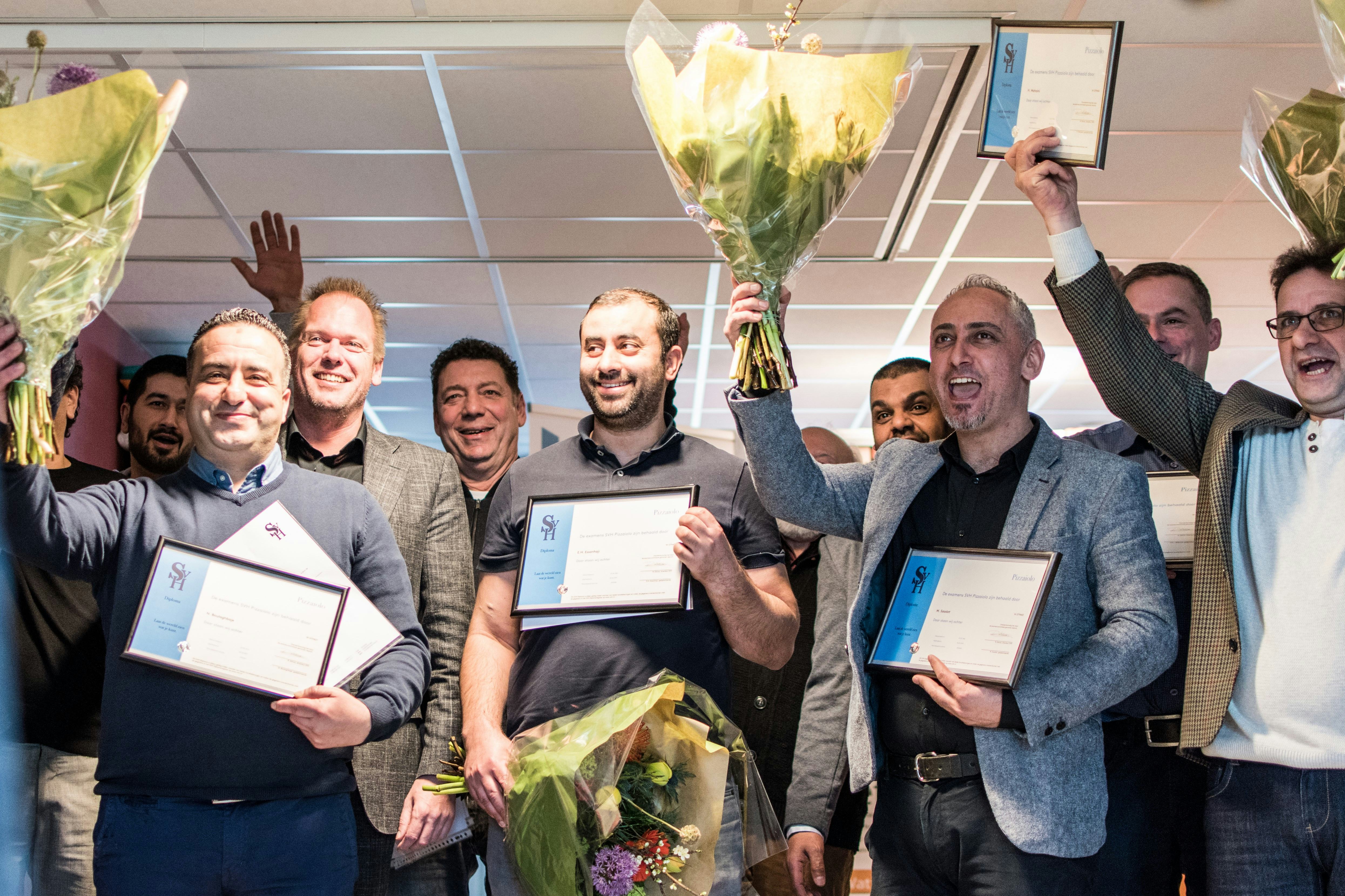 Eerste diploma's SVH Pizzaiolo uitgereikt