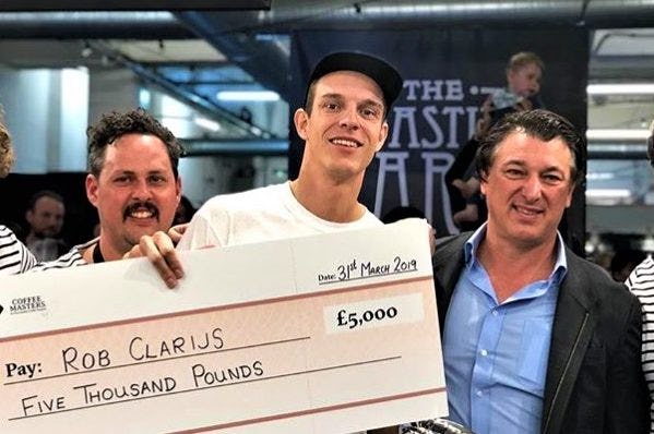 Rob Clarijs wint baristawedstrijd Coffee Masters 2019