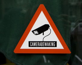 AMSTERDAM - Camerabewaking bij een cafe in Amsterdam. ANP PHOTO XTRA KOEN SUYK