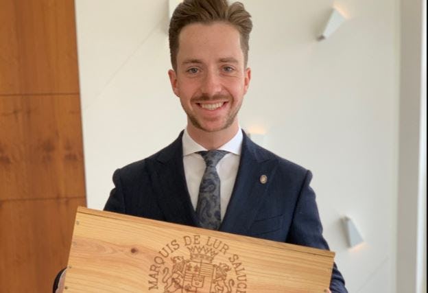 Sommelier Koen van der Plas van Inter Scaldes naar Kasteel Heemstede