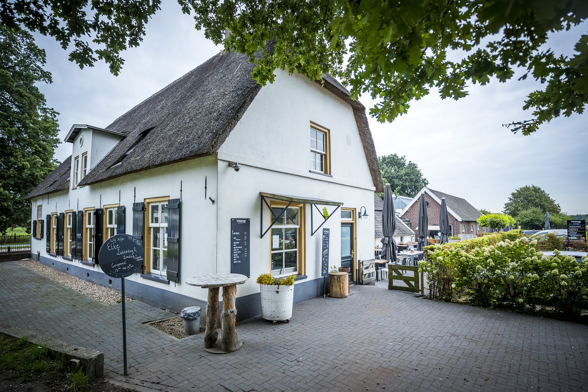 Restaurant Vroeg in Bunnik maanden dicht na brand