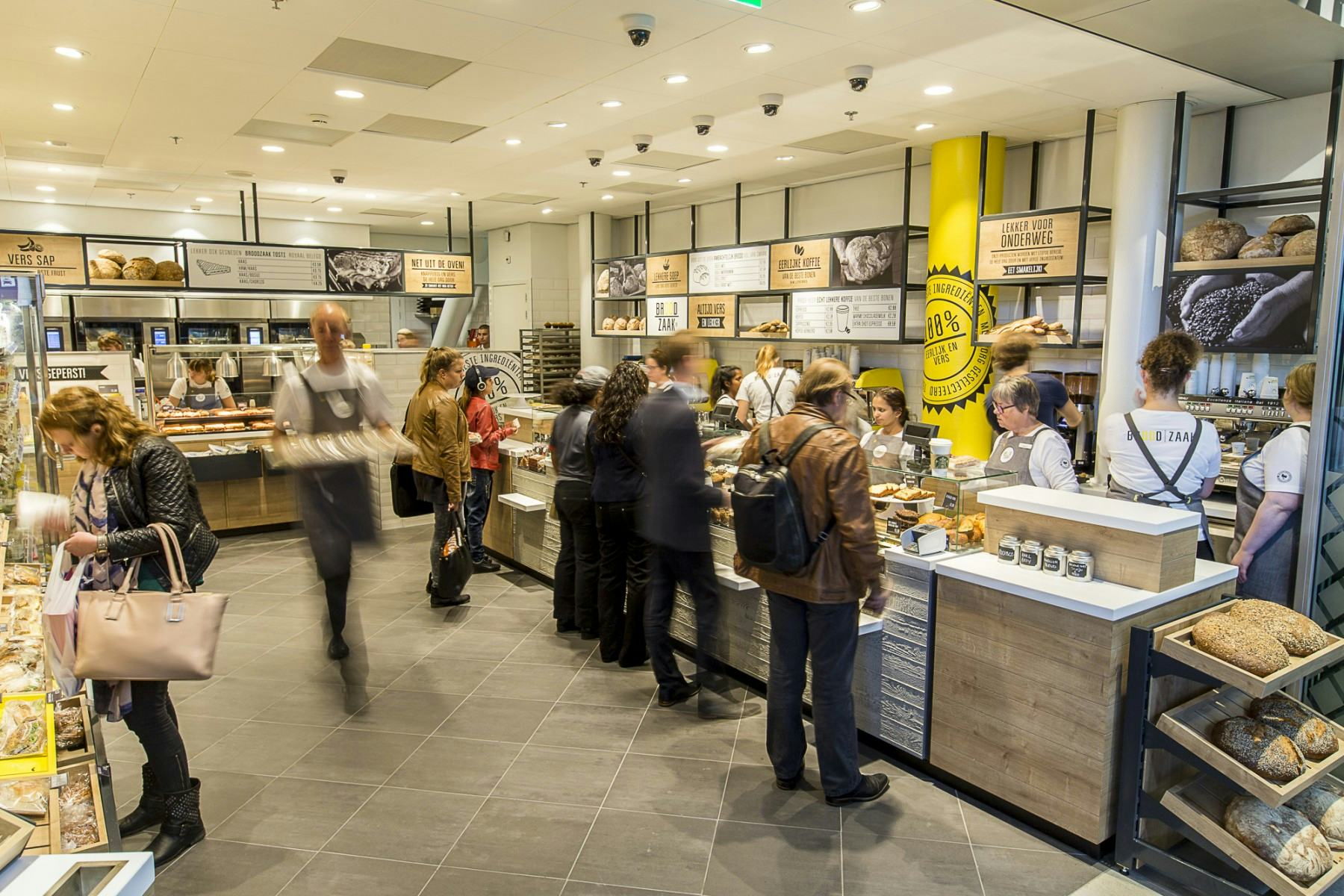 29 locaties van Broodzaak op stations worden Treck