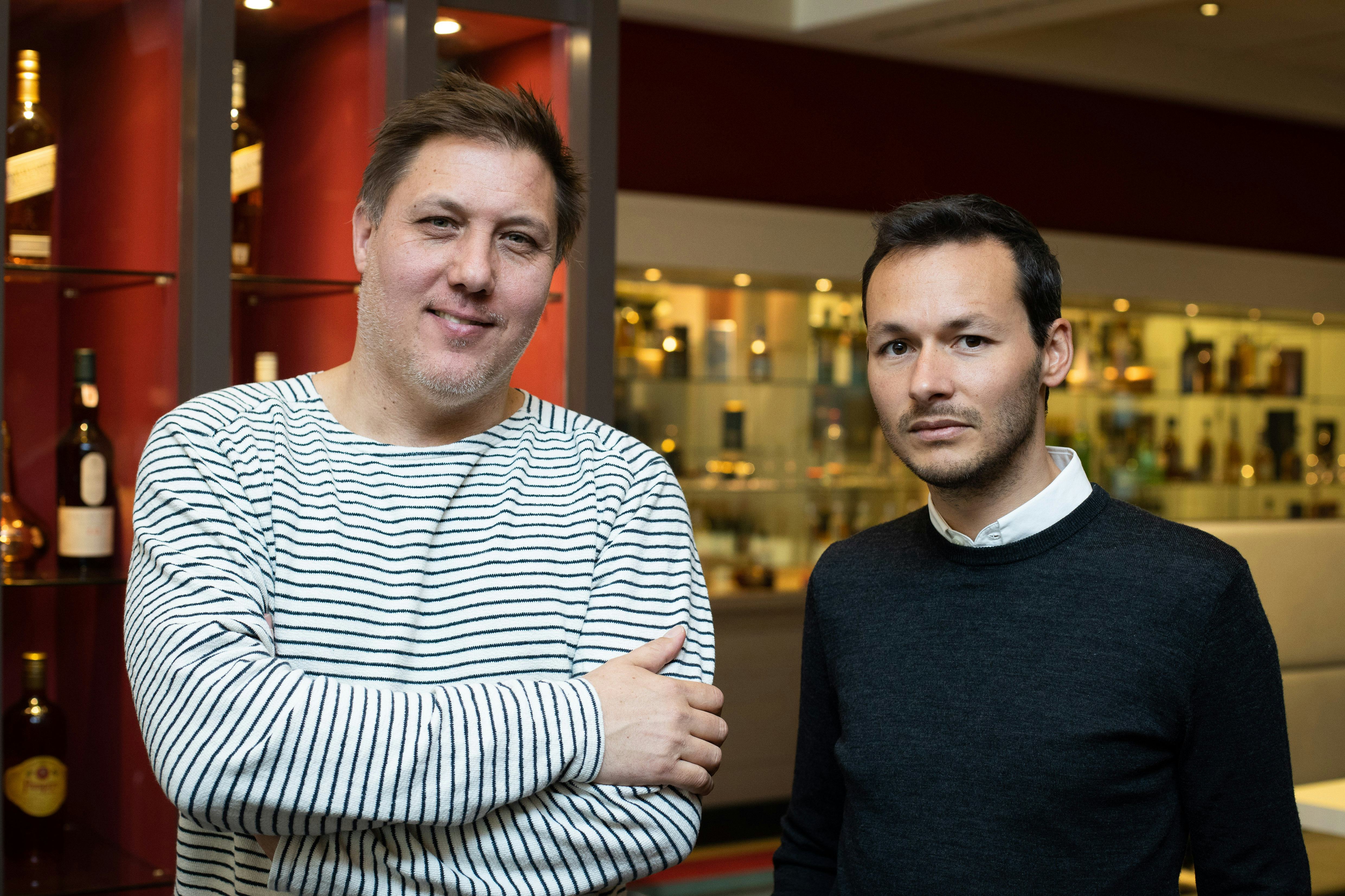 Misja Vosterman en Oliver Percy van Diageo - Foto: Diederik van der Laan