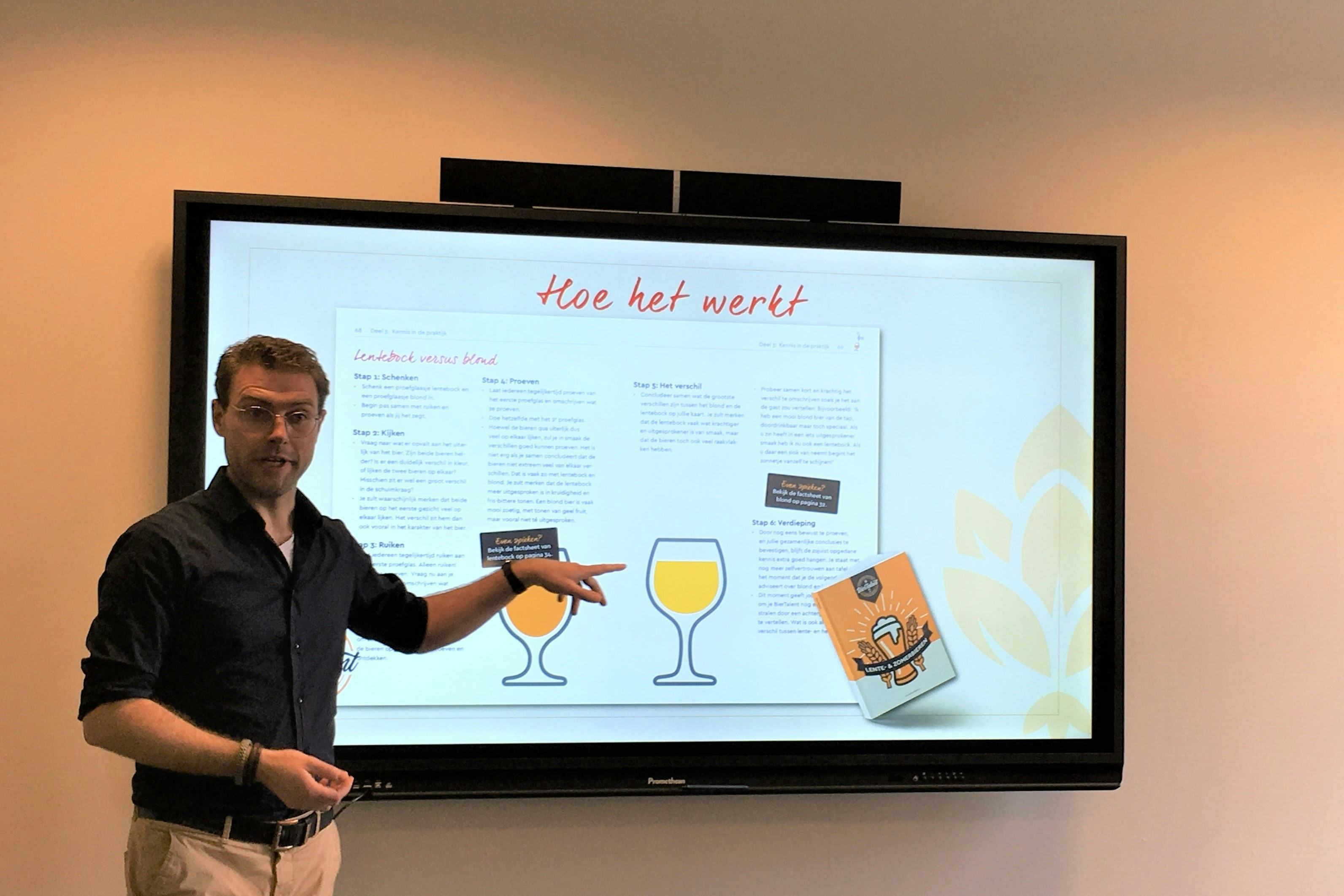 Biersommelier Pepijn van der Waa.