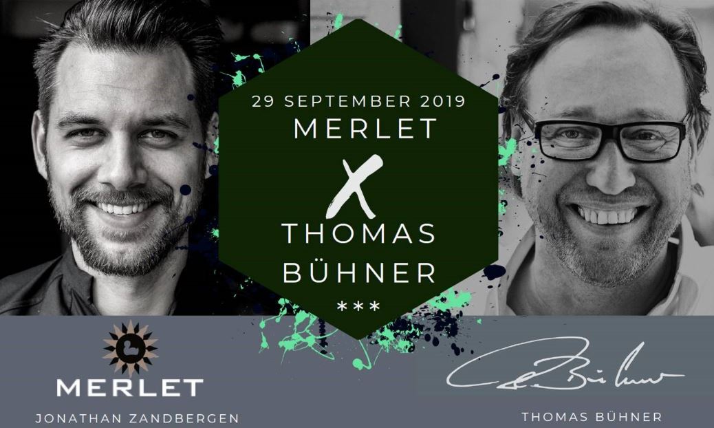 Thomas Bühner na Nelson Tanata gastchef bij Merlet in Schoorl