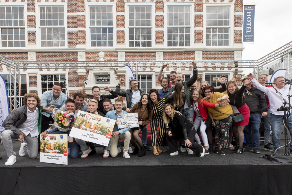 Reactie Pelle's op derde plaats Terras Top 100 2019: 'We zijn supertrots'