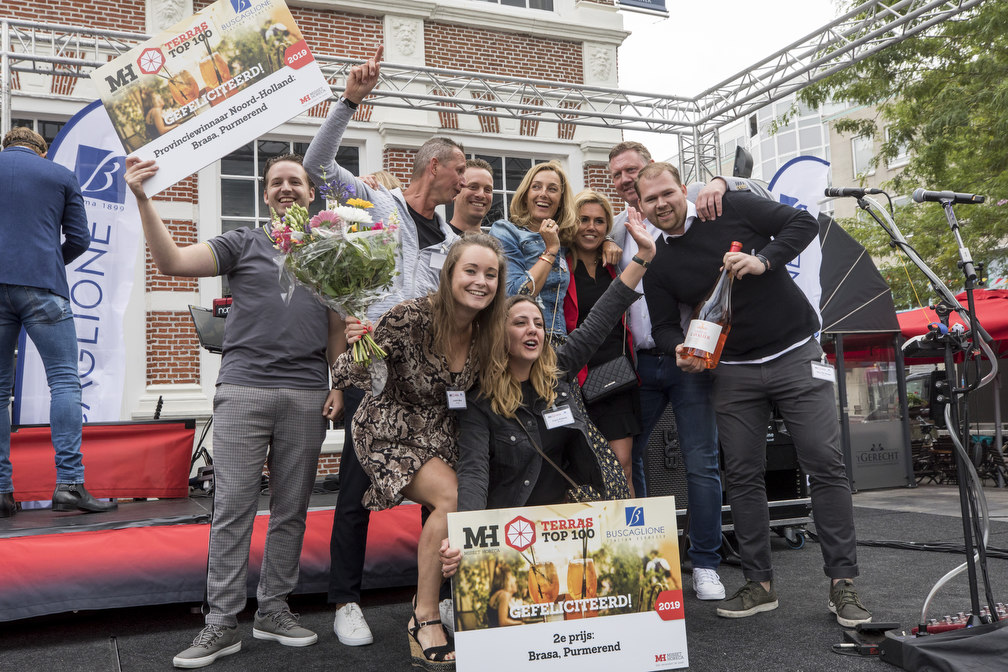 Reactie Brasa Purmerend op tweede plaats Terras Top 100 2019: 'Volgend jaar gaan we voor de winst'