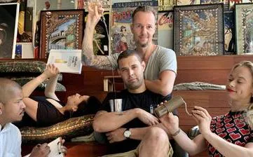 Daryl Lieuw-On, Dionne Yeo, Edward Nijhof, Ian Bartos en Esther Maasdam.