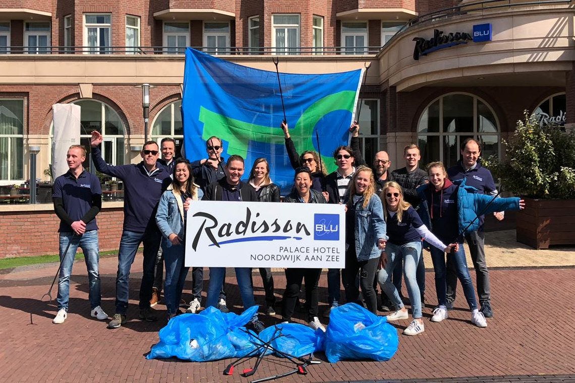 Radisson Blu Palace Hotel vraagt gasten te gaan strandjutten