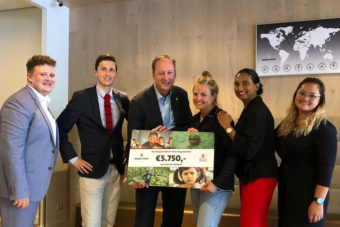 Babylon Hotel doneert duizenden euro's aan Save the Children