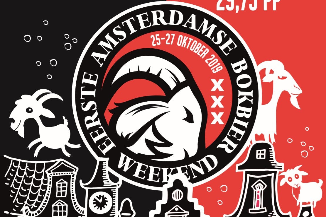 Bokbier Weekend Amsterdam: bokkentocht, 55 bokbieren en meet & greets