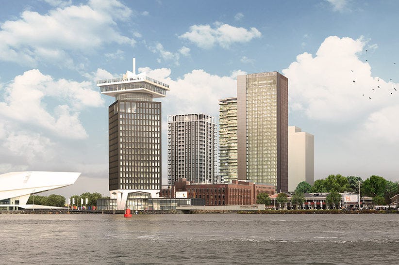 Bouw locatie hotel Maritim in Amsterdam-Noord in januari hervat