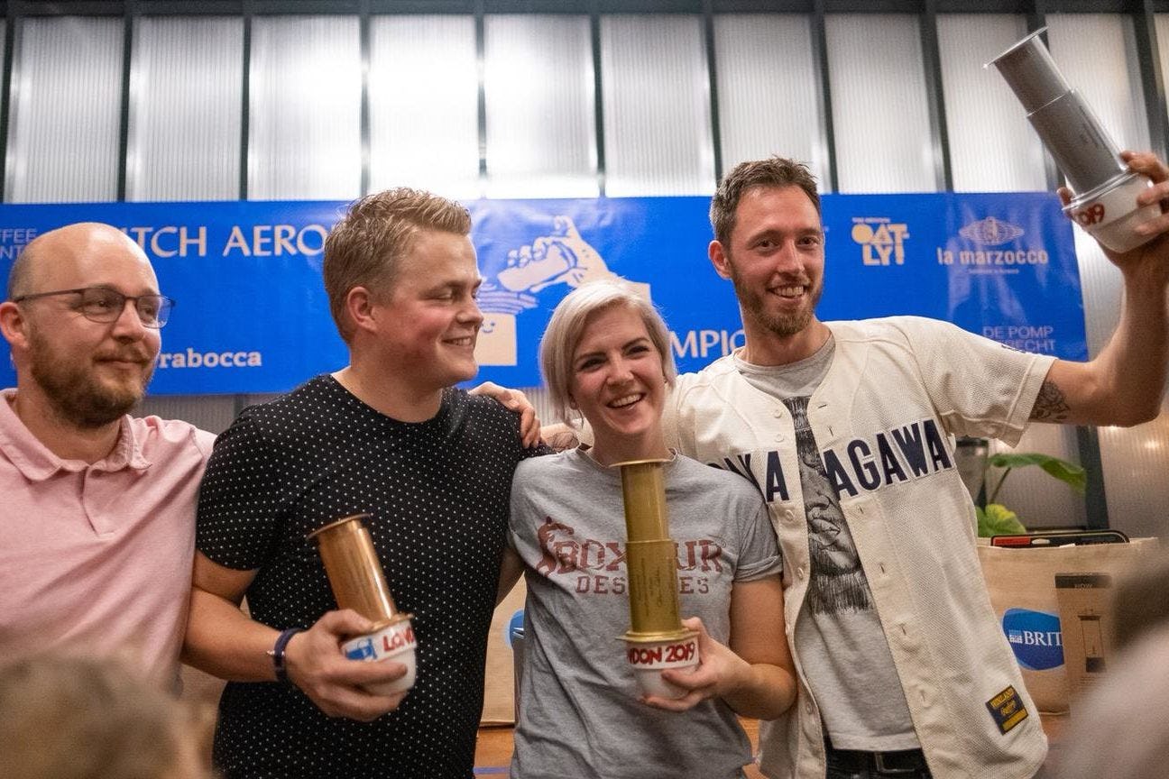 Wendelien van Bunnik wint Dutch Aeropress Championship 2019