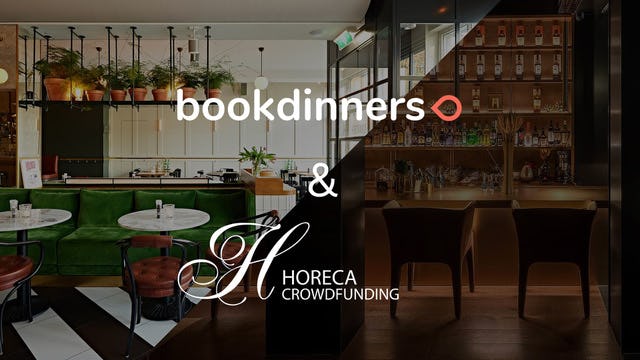 Horeca Crowdfunding Nederland stapt aan boord BookDinners