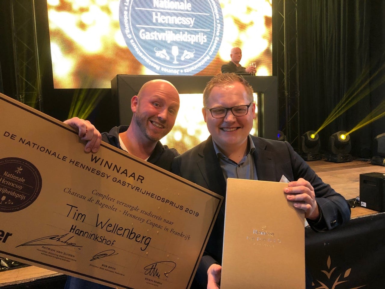 Hennessy Gastvrijheidsprijs 2019 naar Tim Wellenberg van Hanninkshof