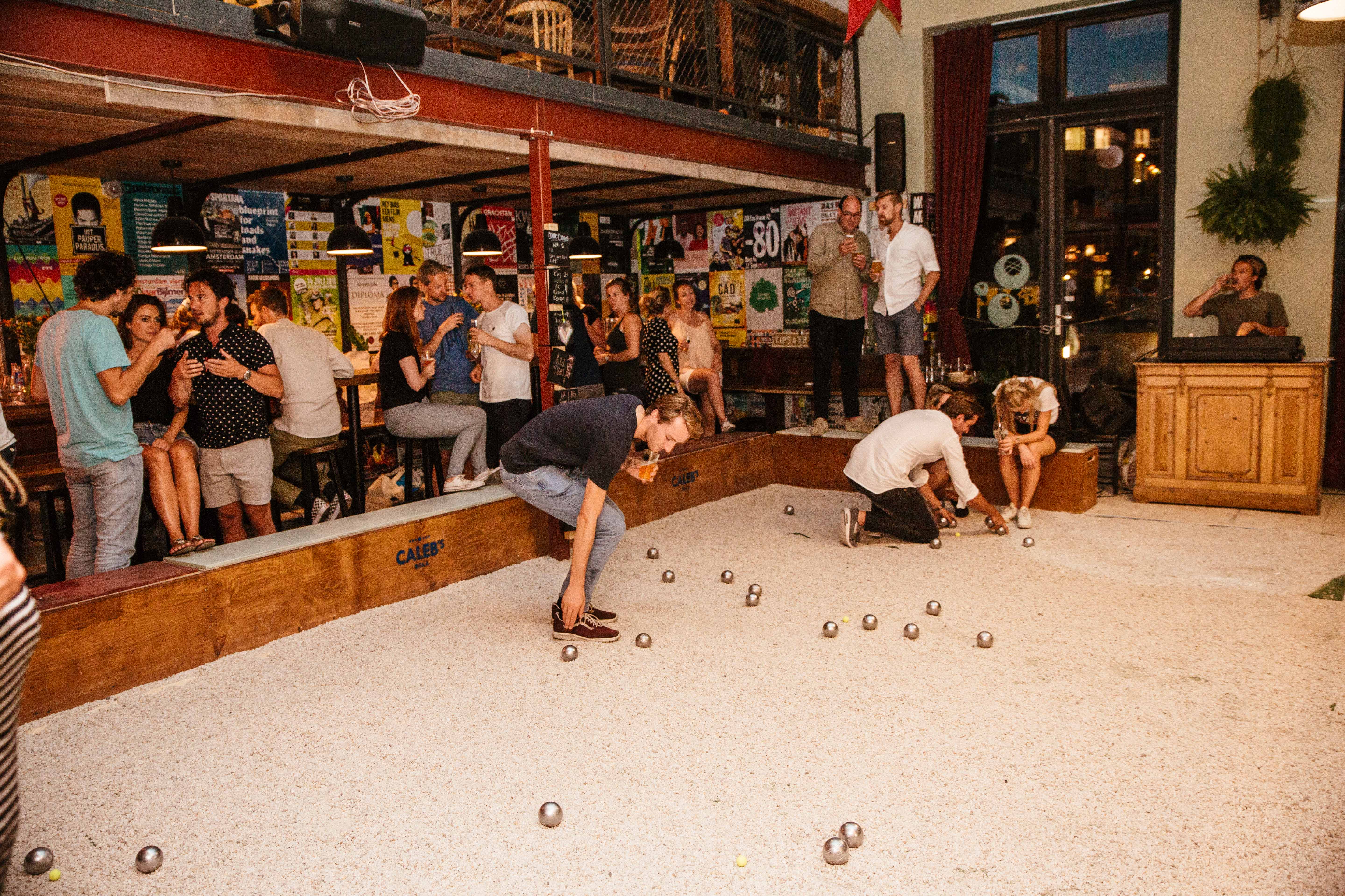 Derde Jeu de boules-foodhal in samenwerking met Ron Blaauw in Delft