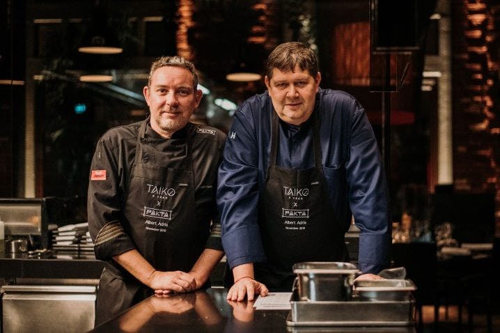 Schilo van Coevorden kookt ter ere van vijf jaar Taiko met internationale topchefs