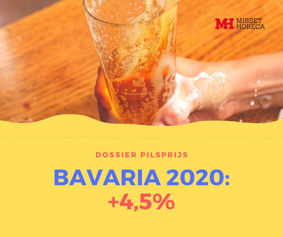 Bavaria pilsprijs 2020: hoogste stijging in vijf jaar