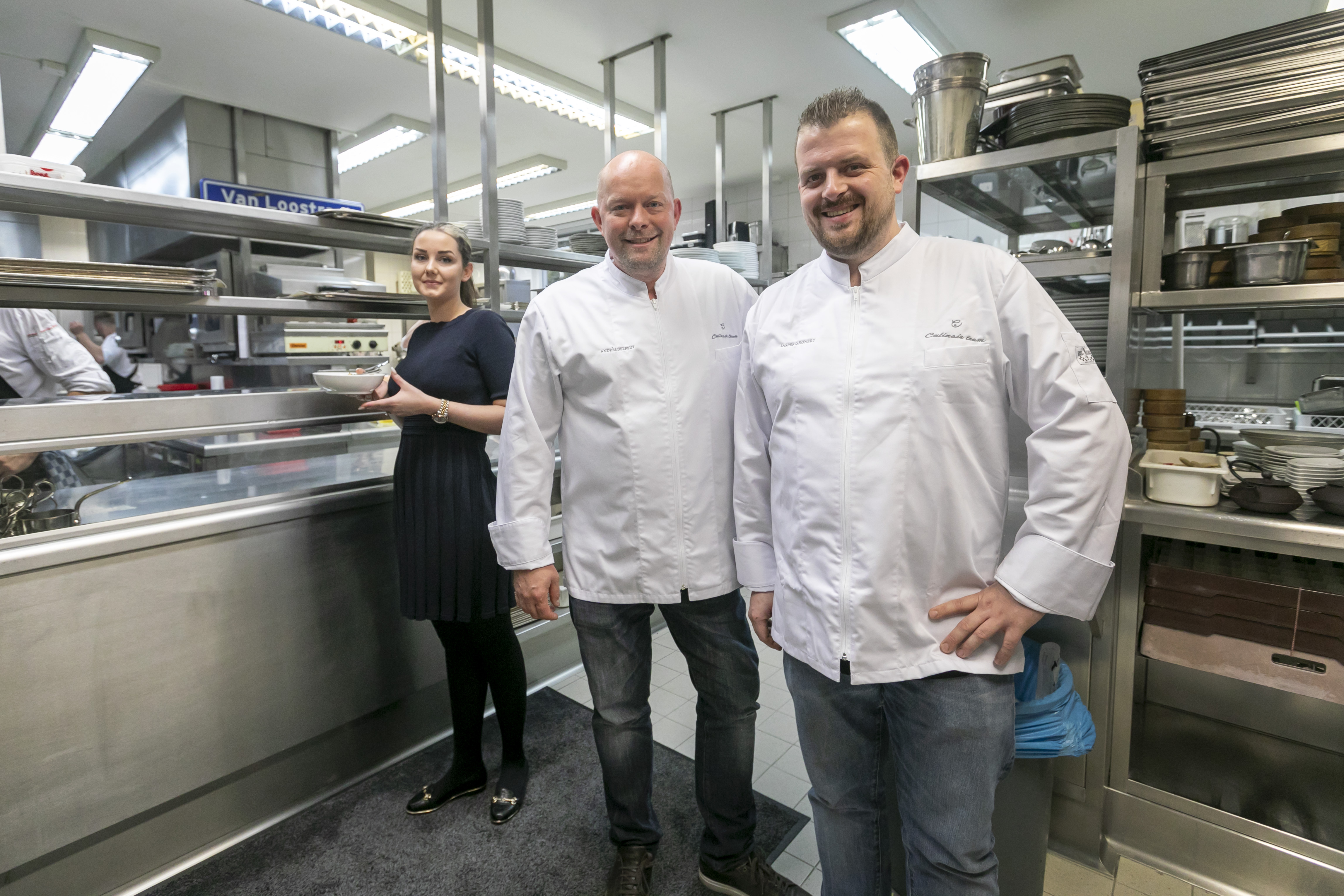 Andres Delpeut (m) maakte de overstap naar catering, na jarenlang in het bezit te zijn geweest van een Michelinster. 
