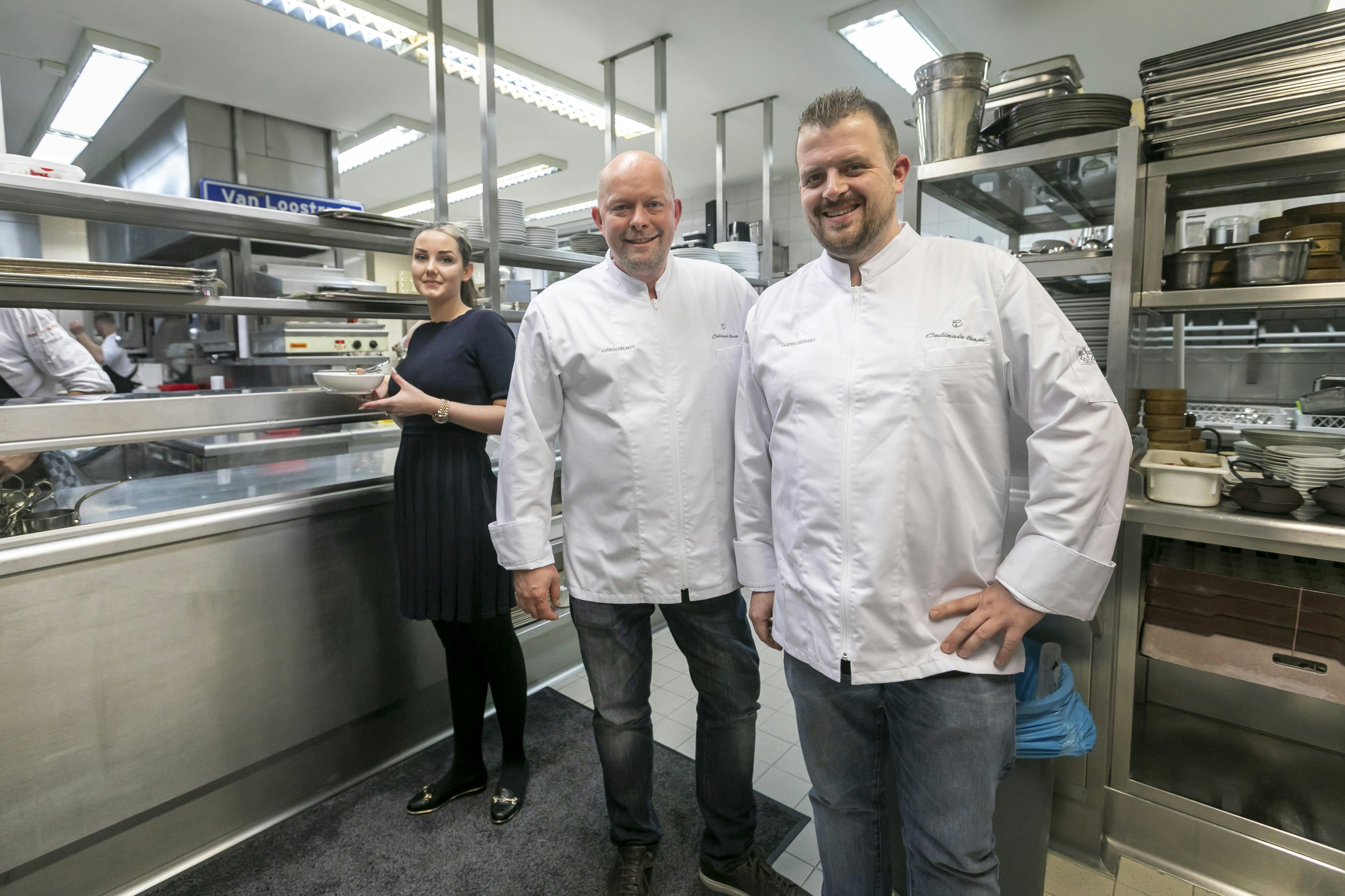 Andres Delpeut (m) maakte de overstap naar catering, na jarenlang in het bezit te zijn geweest van een Michelinster.