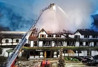Driesterrenrestaurant Schwarzwaldstube brandt tot de grond af