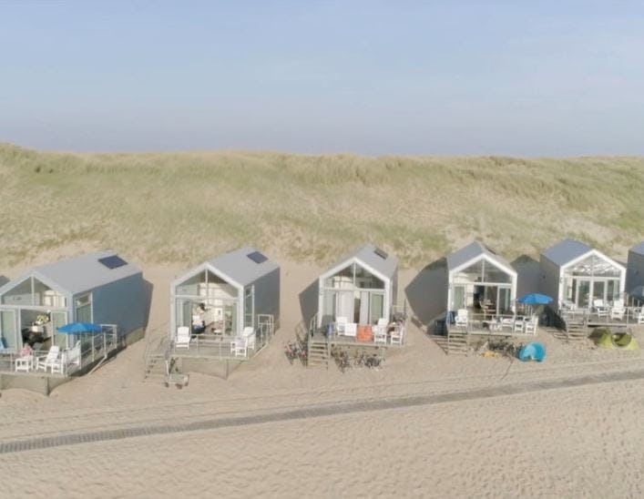 Strandhuisjes Julianadorp vanaf 2021 in portfolio Roompot