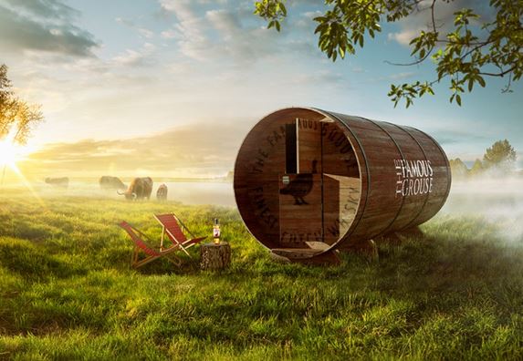 The Famous Grouse House: overnachten in een whiskyvat