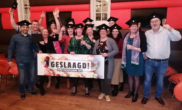 Eerste lichting geslaagd bij koksopleiding Vitam