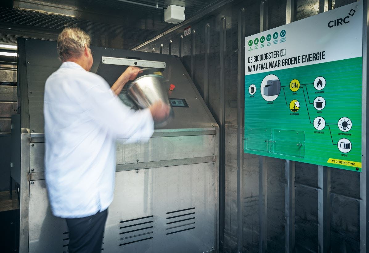 Papendal: voortaan koken op eigen biogas