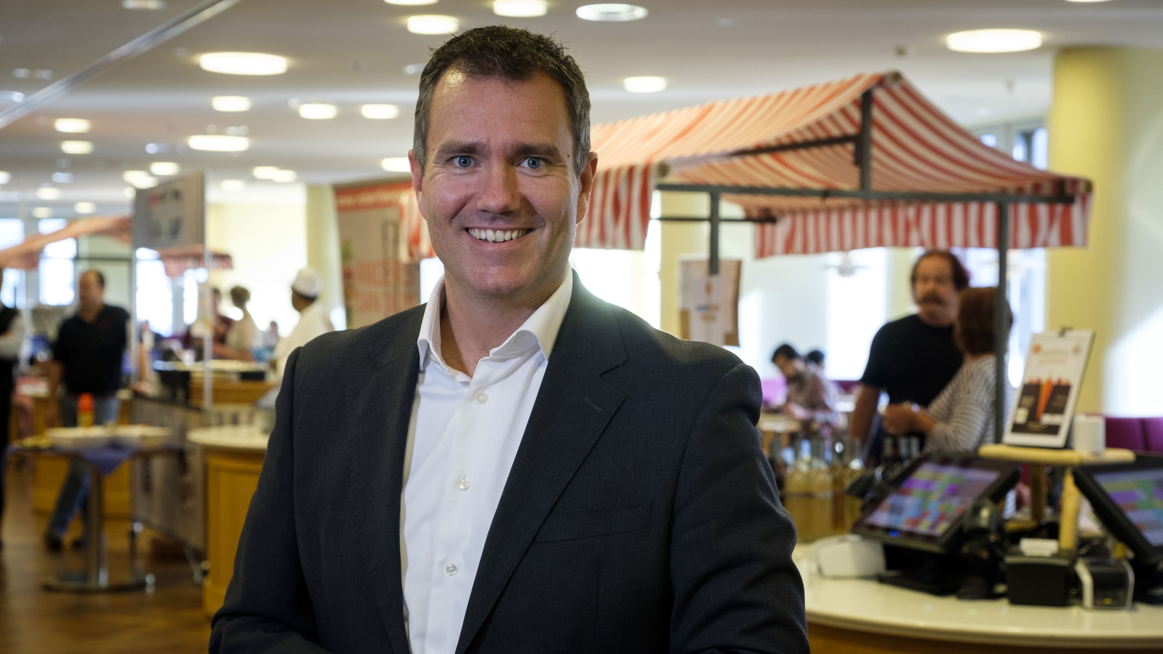 Commercieel directeur  Compass Group Nederland Remco Kokkelink.