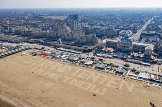 Noodkreet 'Strandtenten in het NOW!' van Zeeland tot Schiermonnikoog