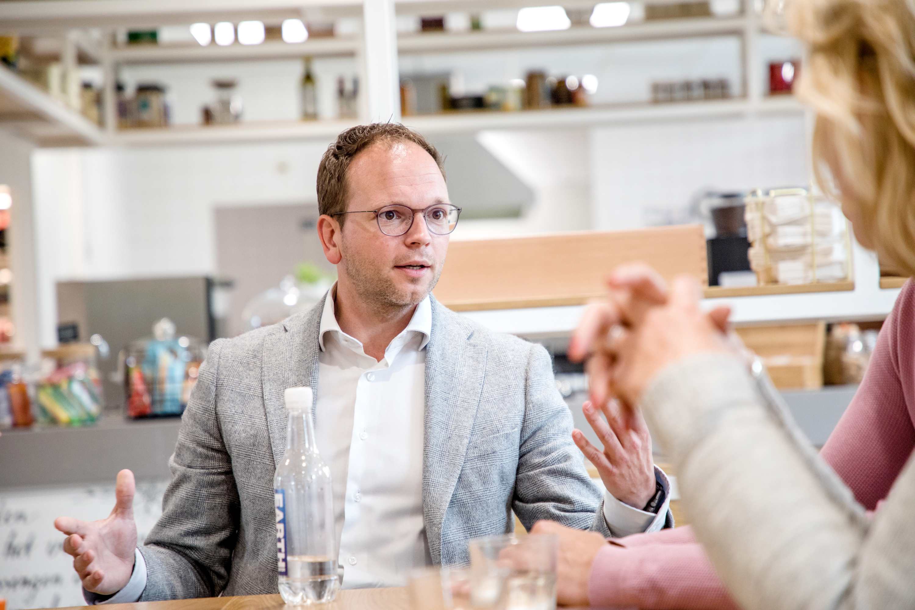Jan van der Meij: ‘We krijgen nu rake klappen.’  Foto: Herbert Wiggerman