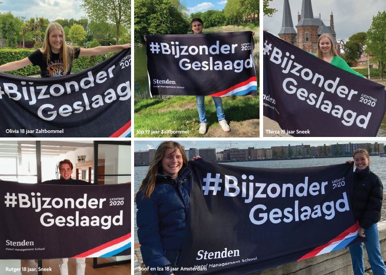 Examenstuntje van Stenden HMS: 'bijzonder geslaagd'