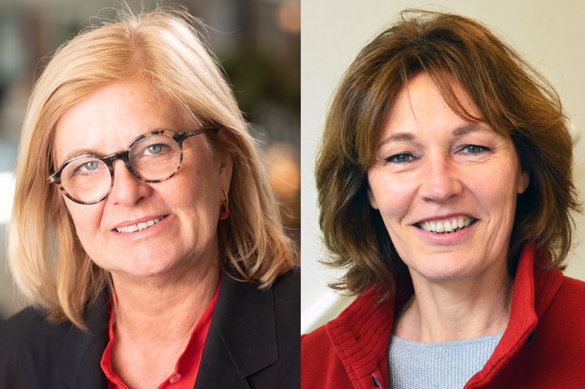 Gienke Osinga (links) van BUAS en Regine van Stieglitz (rechts) van HTH.