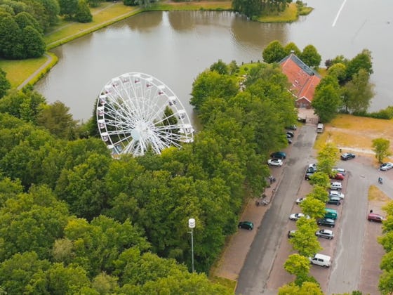 'Draaiend terras' voor partycentrum in Veendam