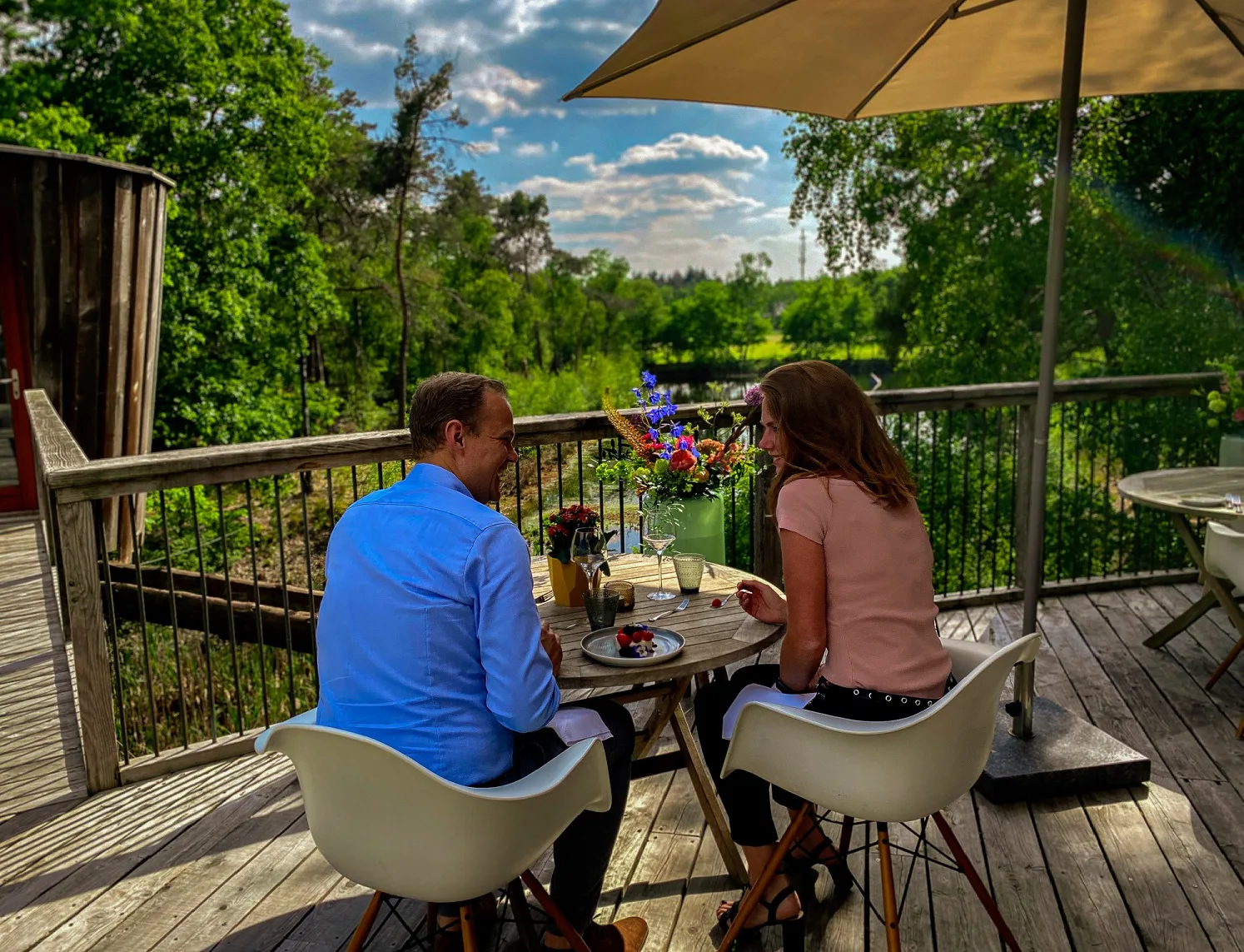 Dineren op 6 meter hoogte