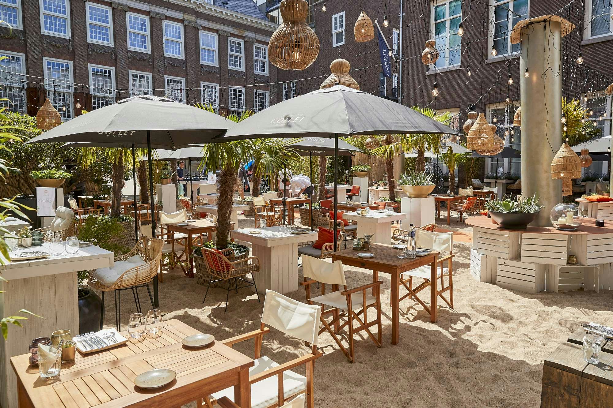 Sofitel Legend The Grand Amsterdam opent strand op eigen binnenplaats