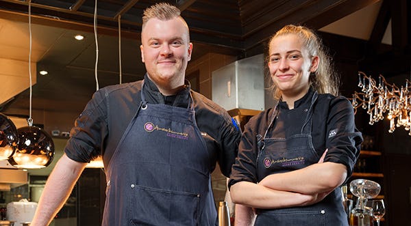 Marco van der Wijngaard en Yentl van Gilst.