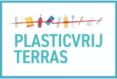 Steeds meer terrassen nu al vrij van wegwerpplastic