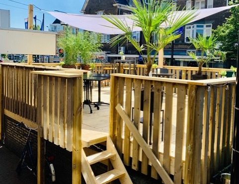 Restaurant de Wits heeft extra terrasruimte gecreëerd